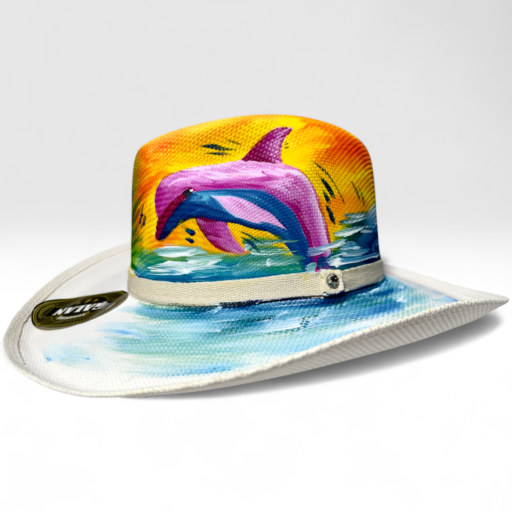 Sombrero tigre y delfin