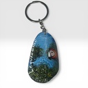 Llavero escama pirarucu pintado