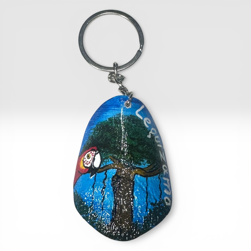 Llavero escama pirarucu pintado