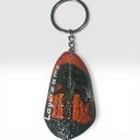 Llavero escama pirarucu pintado