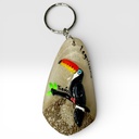 Llavero escama pirarucu sencillo